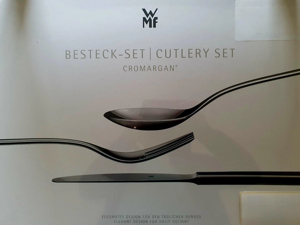 WMF Besteck-Set Miami (60-tlg), 12 Personen, Cromargan Edelstahl 18/10 - NEU - Bild 1 von 2