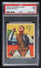 1934-36 National Chicle Diamond Stars R327 Glenn Myatt #58 PSA 7