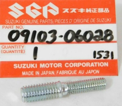 1 NOS Genuíno 1978-1979 Suzuki SP 370 Peça de Parafuso de Fábrica OEM 09103-06028 NOVO - Imagem 1 de 3