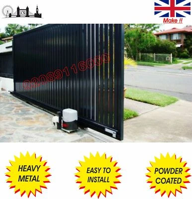 DRIVEWAY GATES / METAL GATES / COMPOSITE WOOD GATE/ WROUGHT IRON GATE/BI FOLDING - Image 1 of 2
