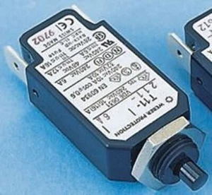 1 X 4400.0008 Schurter 1A 1 polo interruptor de circuito magnético térmico, 240 V CA T11 - Imagen 1 de 2