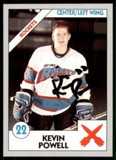 1993-94 Tacoma Rockets WHL kevin Powell IP Signed Auto Tacoma Rockets #22