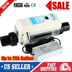 Universal Salt Cell Chlorine Generator System for 25,000 Gallons Swimming Pool - Picture 1 of 15