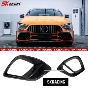 Kits de carrocería de ventilación de aire para parachoques delantero de fibra de carbono para Mercedes Benz GT63 2019-2021 - Imagen 1 de 6