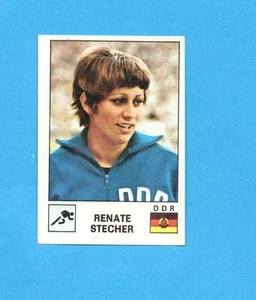 SPORT VEDETTES - PANINI 1974 - Figur Nr. 9 - STECHER - DDR - LEICHTATHLETIK - Rec - Bild 1 von 2
