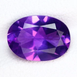 2.07 Ct IF Terrific Oval 10.2 x 7.4 100% Natural Purple Blue Bolivia Amethyst - Bild 1 von 5