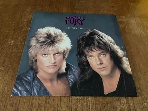 STONE FURY Let Them Talk LP Vinyl 1986 Kingdom Come Unruly Child World Trade - Picture 1 of 4