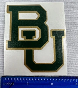 Baylor University Bears Sticker/ Decal "BU" - Picture 1 of 1