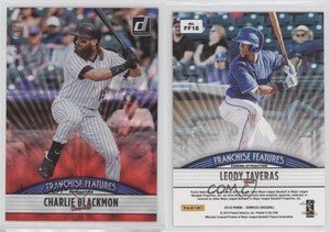 2019 Panini Donruss Franchise Features Red /149 Leody Taveras Charlie Blackmon