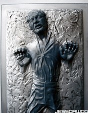 13 1/2" Han Solo Carbonite Star War 12" Hasbro f 1/6 sideshow hot toys boba fett