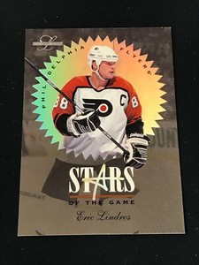 1996 Leaf Limited ERIC LINDROS 294/5000 Stars Of The Game Philadelphia *NV25A