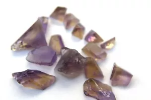 Natural Bolivian Ametrine Sawn Rough Stones , for Faceting 100cts (20gr) - Picture 1 of 3