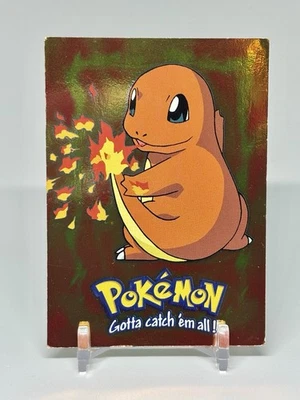 1999 Topps Pokémon Charmander E4 of 12 Blue Logo Holofoil - LP - Image 1 of 2