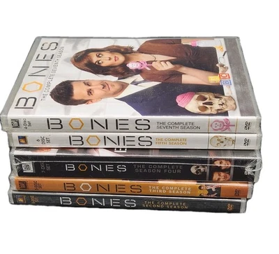 Bones - TV Seasons  2, 3, 4, 5 and 7- DVDs - NEW SEALED - Deschanel Boreanaz Foto 1 de 4