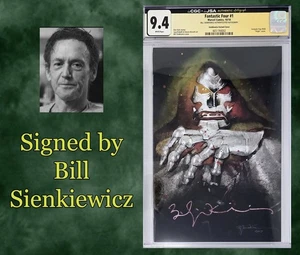 Fantastic Four #1 Sienkiewicz Variant CGC 9.4 NM (2018) signed Bill Sienkiewicz - Picture 1 of 5