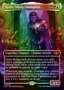 Kotis, Sibsig Champion (Borderless) Commander: Tarkir: Dragonstorm NM MTG Foil - Picture 1 of 1