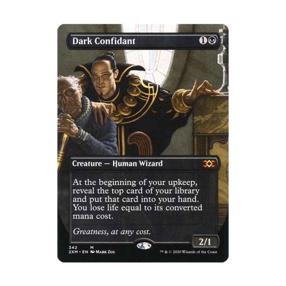 WOTC MtG Double Masters Dark Confidant (Borderless) (MR) NM - Image 1 of 1