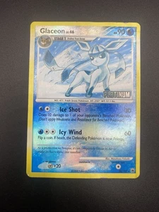 Tarjeta Pokémon Glaceon 20/100 Majestic Dawn Platino Estampada Holo Inverso 2008 - Imagen 1 de 3
