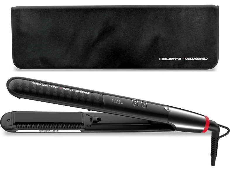Rowenta Sf466lf0 Plancha De Pelo Pro Stylist / Karl Lagerfeld / Cepillo Integrad