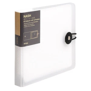 Travel-Friendly CD DVD Wallet Case - 12 Disc Capacity Portable Storage Bag - Afbeelding 1 van 12