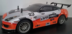 RC Nissan Skyline GTR Rechargerable Remote Control Car Girls Boys 20KM/H 1:10 UK - Picture 1 of 15