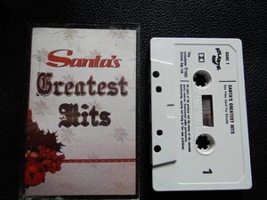 SANTAS GREATEST HITS - 1985 CASSETTE TAPE ALBUM (BING CROSBY & DAVID BOWIE,ABBA) - Picture 1 of 5