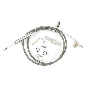 Lokar KD-2700BLD GM TH700-R4 Stainless Steel Kickdown Cable Kit - Picture 1 of 6
