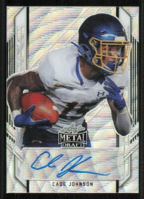 2021 Leaf Pro Set Metal Auto Rainbow Blue #PACJ1 Cade Johnson /75 - Image 1 of 2