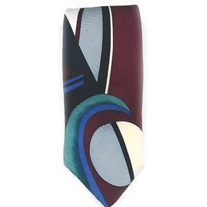 Corbata de cuello de seda yApre para Tom James arte abstracto para usar 3,5 x 56 - Imagen 1 de 4