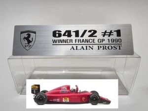 1/18 Ferrari 641/2 Metal Name Plate Plaque for Exoto F1 Ferrari - Picture 1 of 8
