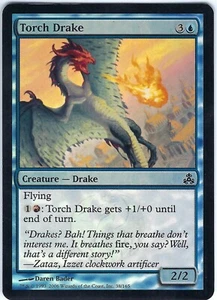 FOIL Torch Drake Guildpact Common – MTG Magic the Gathering Card - Picture 1 of 2