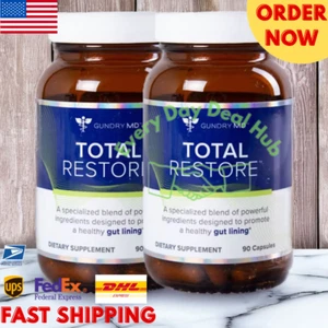 2 pack of Gundry MD Total Restore Supplement (90 Caps) | FREE SHIPPING - Picture 1 of 1