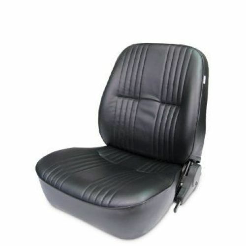Driver Side Bucket Seat Procar Elite Lumbar Seat - Black Vinyl, Driver ...