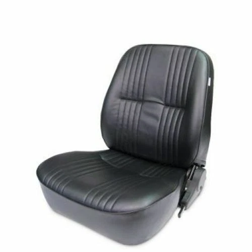 Assento reclinável traseiro baixo Scat 80-1400-51L Driver Side PRO90 - Vinil preto - Imagem 1 de 3