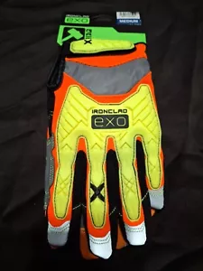 Ironclad Performance Wear Exo-Hzi-05-M Hi-Vis Mechanics Gloves, MEDIUM - Picture 1 of 2