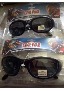 2 Captain America Civil War Boys Sunglasses100% UV Protection Children's 3+ - Picture 1 of 6