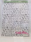 Carnet de croquis Keith Haring, neuf grand graffiti en spirale perforée sans acide années 80