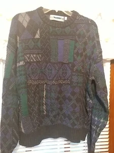 VTG Mens Shenandoah Sweater Size XL Made in USA 100% Cotton - Picture 1 of 9
