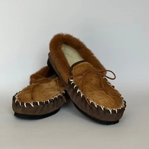 AUSTRALIAN HAND MADE KANGAROO MOCCASINS MERINO CRAFT UGG - Picture 1 of 3