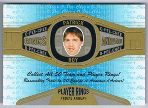 2013-14 O-PEE-CHEE OPC PLAYER RINGS PATRICK ROY #R-34