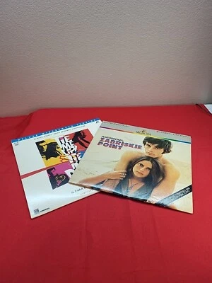 Foreign Language Laserdisc Lot Of 2 Zabreskie Point & Tie Me Up! Tie Me Down - Image 1 of 4