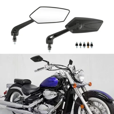 Пара боковых зеркал заднего вида для мотоцикла Suzuki Intruder VL800 VL1500 Volusia - Изображение 1 из 4