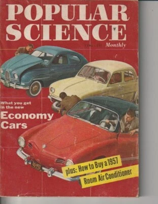 Popular Science Economy Cars June 1957 J1000 KL1737 - Image 1 of 2