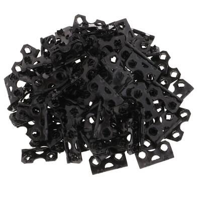 100pc Support Barbed Hinges 28x15mm For Photo Picture Canvas Art Frame Stand • 14.19€