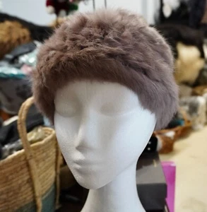 A Super Soft & Warm Rabbit Fur Head Warmer Scarf - Bild 1 von 7
