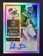 2015 Panini Contenders Championship Ticket #155A Titus Davis Auto /99 - NM-MT