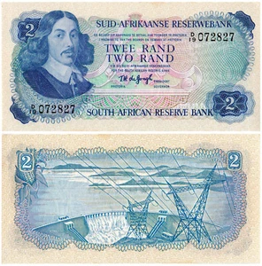 South Africa 2 Rand P#117a (1974) Suid-Afrikaanse Reserwebank AUNC - Picture 1 of 1