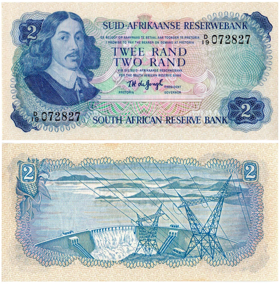 South Africa 2 Rand P#117a (1974) Suid-Afrikaanse Reserwebank AUNC - Image 1 of 1