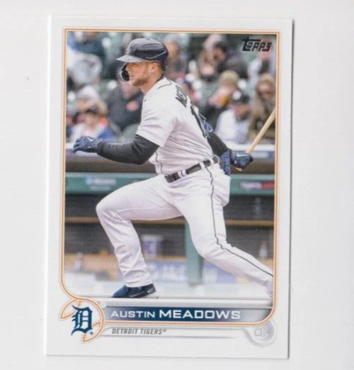 (10) Austin Meadows 2022 TOPPS UPDATE SERIES CARD LOT #US199 DETROIT TIGERS - Image 1 of 1