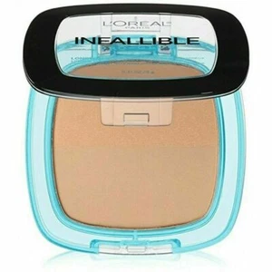 Polvo infalible Pro-Glow L'Oreal. Acabado Demi Glow con iluminador. BEIGE SOL - Imagen 1 de 6